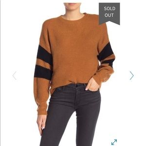 John + Jenn xsmall mustard sweater